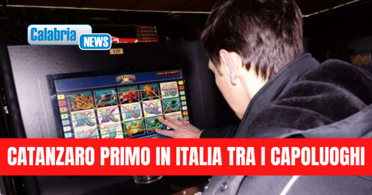 Gioco d’azzardo, Federconsumatori: Calabria al terzo posto per valore medio delle giocate online