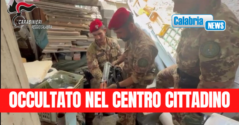 VIDEO-Marina di Gioiosa Ionica, un altro fucile d’assalto AK-47 sequestrato dai Carabinieri