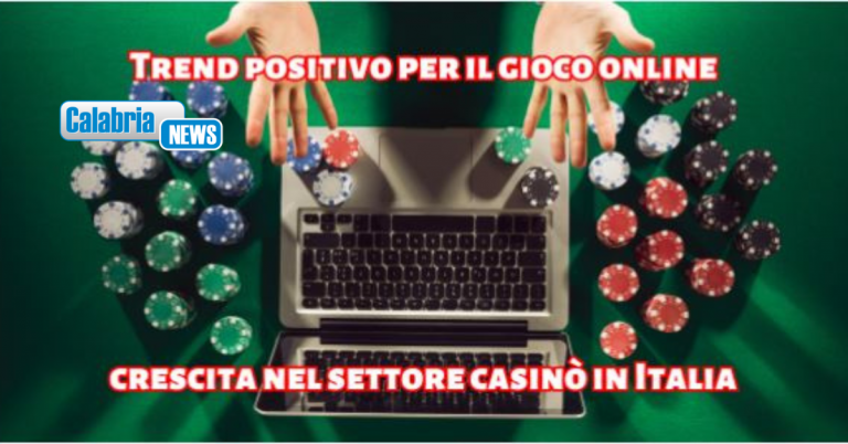 Trend positivo per il gioco online: crescita nel settore casinò in Italia