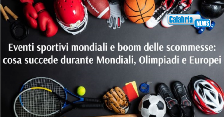 Eventi sportivi mondiali e boom delle scommesse: cosa succede durante Mondiali, Olimpiadi e Europei