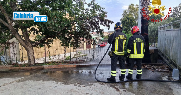 Incendio danneggia serbatoio di gpl: evacuate alcune abitazioni a San Gregorio d’Ippona
