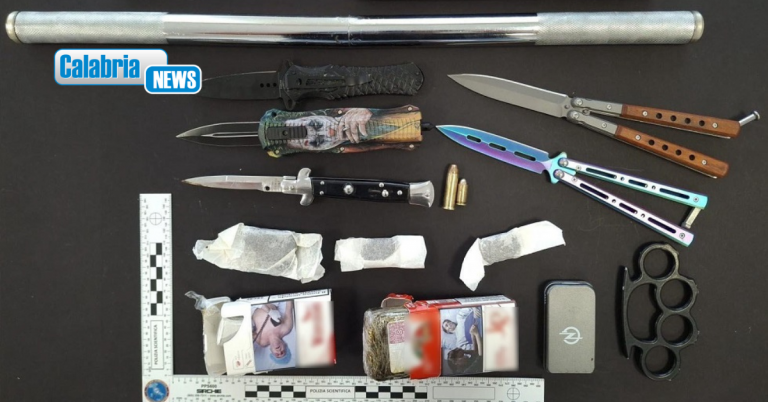 Detenzione abusiva di armi e spaccio di droga: un arresto della Polizia a Castrovillari