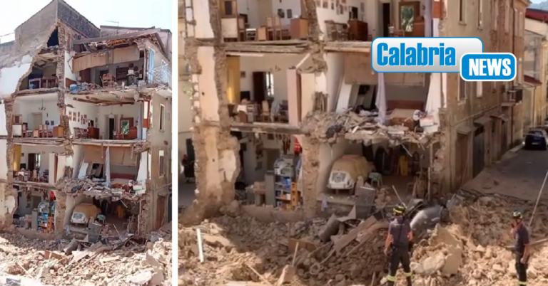 Lamezia, ancora paura tra i residenti per secondo crollo al palazzo di via Galluppi