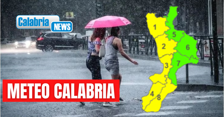 L’autunno parte con il maltempo: Mercoledì con piogge e temporali, avviso di allerta gialla