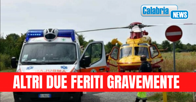 Tragico incidente sul lavoro a Sinopoli: camion travolge tre operai, uno muore in elisoccorso