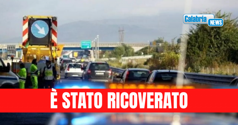 Cantoniere Anas interviene per incidente a tir sulla A2 ma viene investito da un’automobile