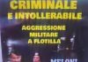 Al corteo di Milano volantino con Meloni vestita da gerarca fascista