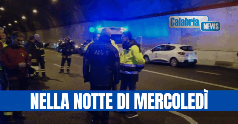 Esercitazione nella galleria “Colle Trodo” sulla A2, traffico limitato tra Laino Borgo e Mormanno
