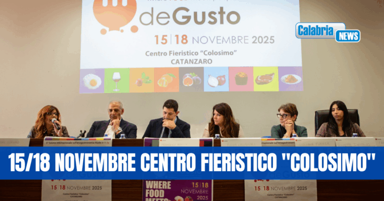 Presentato il 5° Salone Internazionale DeGusto: eccellenze, formazione e spettacolo a Catanzaro