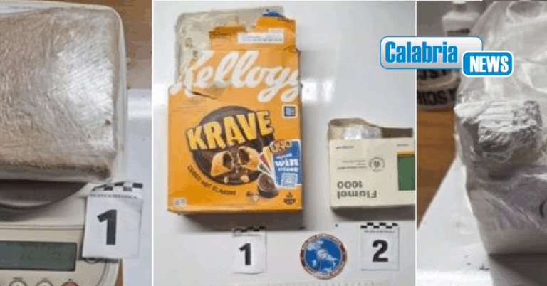 Catanzaro, agenti delle volanti arrestano un uomo con oltre 1,2 kg di eroina e cocaina