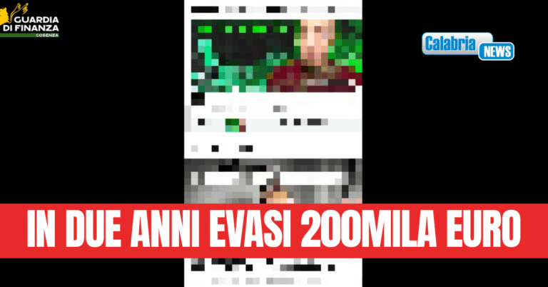 “Tiktoker” – “Youtuber” cosentino minorenne incassava sul conto della madre che frodava il fisco