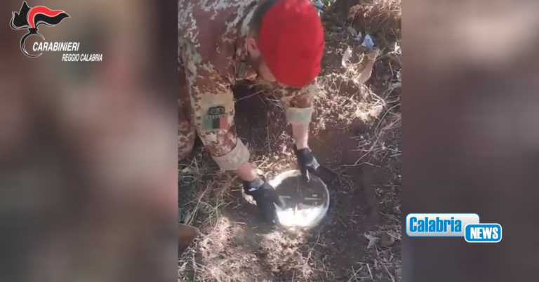 Gioiosa Ionica, aveva sotterrato nelle campagne decine di kg di droga: 28enne arrestato