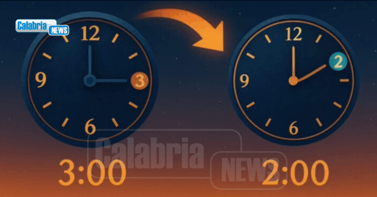 Torna l’ora solare, nella notte tra sabato 25 e domenica 26 ottobre lancette indietro di un’ora