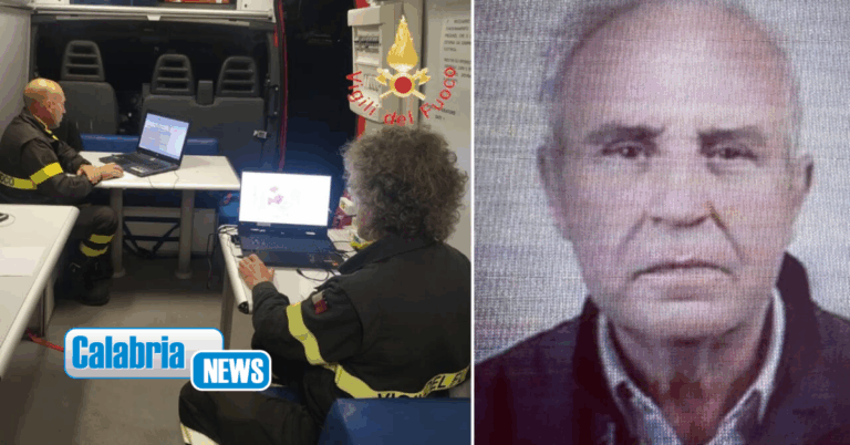 È morto Ferdinando Rossi scomparso ieri: il corpo ritrovato in un canalone a Marina di Curinga