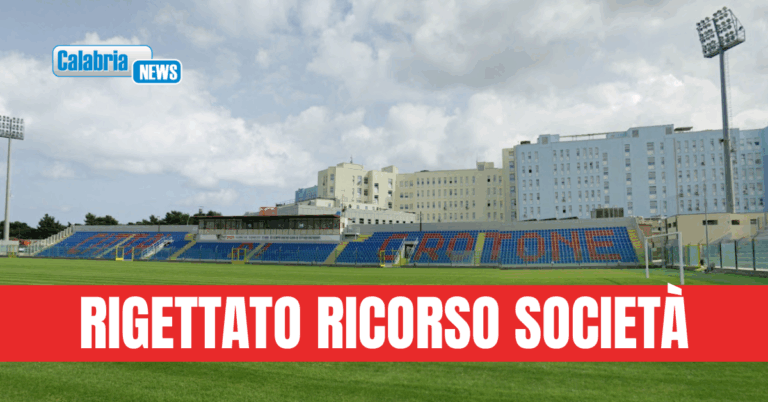 Crotone calcio e ‘ndrangheta, confermato commissariamento club per la durata di un anno