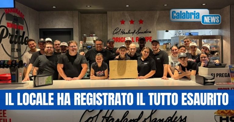 Corigliano-Rossano: serata da record per il KFC del Centro Commerciale “I Portali”