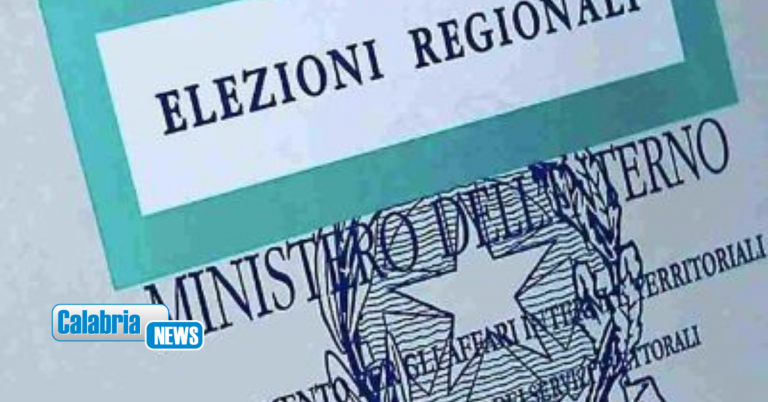 Regionali 2025, alle 12 ha votato il 7,7% degli elettori calabresi