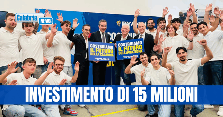 A dicembre via lavori per hangar Ryanair di Lamezia: 300 addetti alla manutenzione