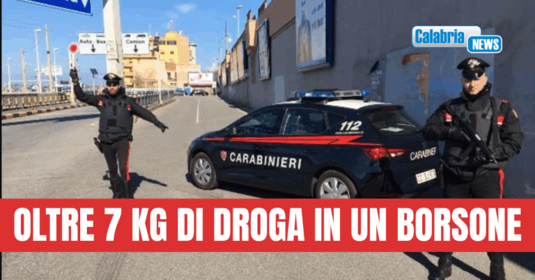 Villa San Giovanni, in auto con cocaina e hashish: coppia calabrese finisce in carcere