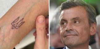 Calenda e il tatuaggio per l’Ucraina, la foto su X
