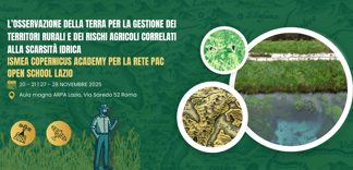 Ismea Copernicus Academy, al via Open school Lazio su osservazione Terra