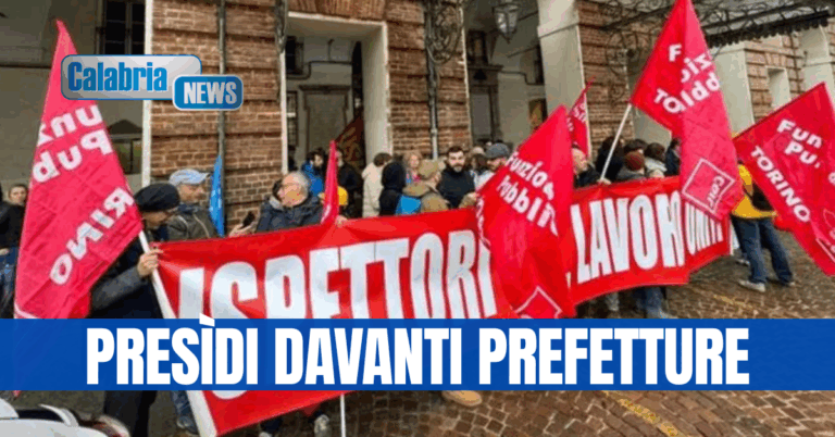 Protesta degli Ispettori del Lavoro martedì 25 novembre a Catanzaro e Cosenza