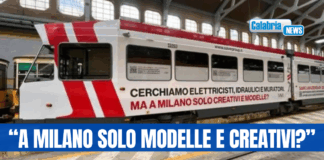 Annuncio sui tram di un imprenditore calabrese: cercasi elettricisti e idraulici