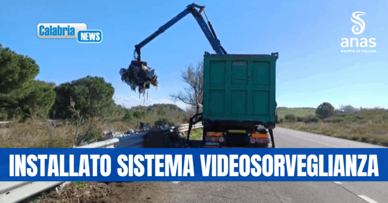 VIDEO-Anas e Comune di Cirò per la pulizia della SS106: raccolti oltre 70 quintali di rifiuti
