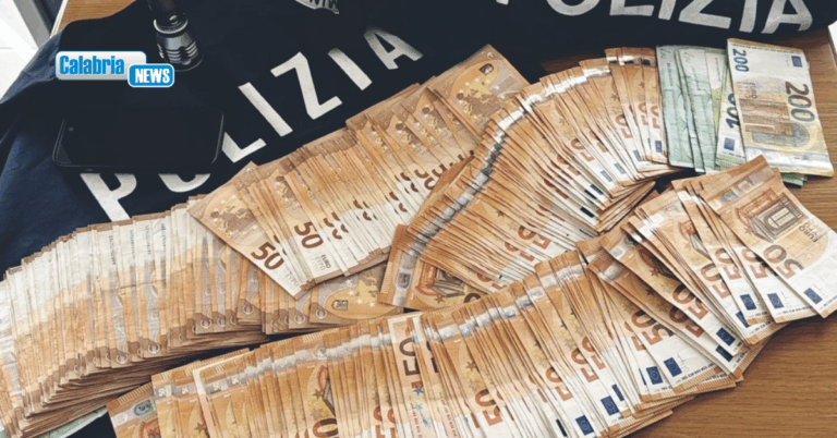 Taurianova, denunciato per riciclaggio un 40enne fermato con 17.500 euro in contanti