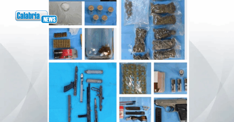 Tropea, in complesso case popolari trovate armi clandestine, munizioni e droga