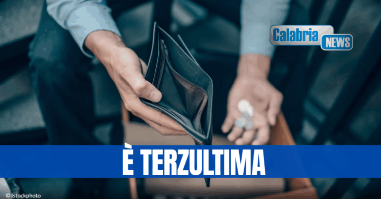 Eurostat, rischio povertà: la Calabria tra le peggiori in Europa con il 37,2%