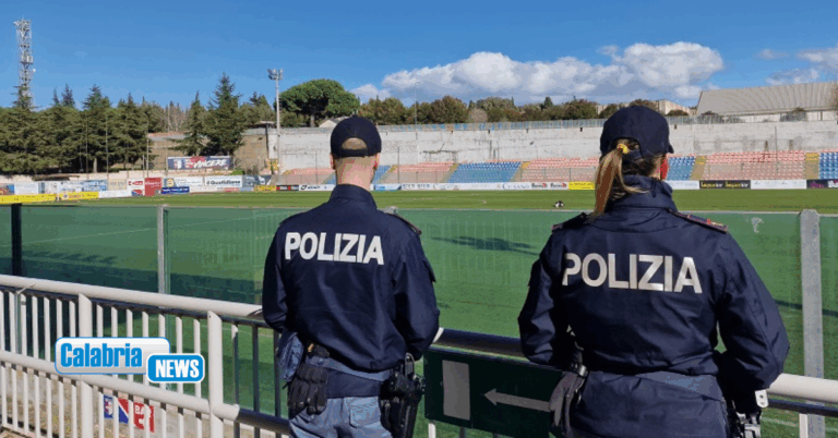 Partita calcio Vibonese–Vigor Lamezia: D.A.spo. di 8 anni per tifoso lametino