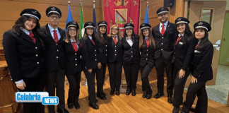 Cerimonia di giuramento a Lamezia di 10 nuovi capitreno regionale di Trenitalia