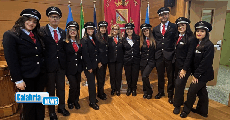 Cerimonia di giuramento a Lamezia di 10 nuovi capitreno regionale di Trenitalia