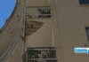 FOTO-Lamezia, crolla pezzo di balcone in Piazza Rotonda: nessun ferito, auto danneggiate