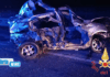 FOTO-Violento impatto tra un furgone e due autovetture sulla SS106 a Belcastro: un morto