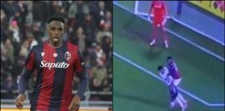 Bologna-Juve, Lucumì sbatte a terra Conceicao in area ma l’arbitro non fischia
