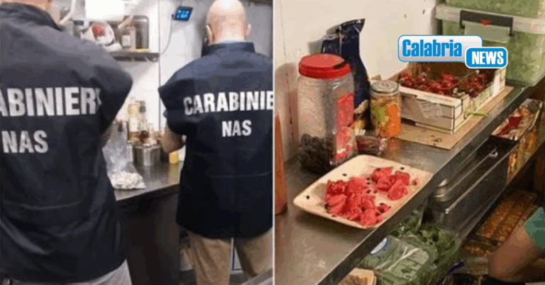 Reggio, NAS Carabinieri: sequestrata una tonnellata di alimenti non conformi, chiuse 2 attività