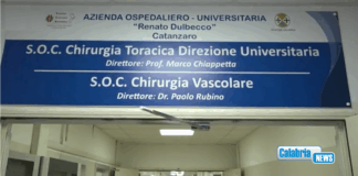 Catanzaro, inaugurato il nuovo reparto di Chirurgia Toracica e Chirurgia vascolare al “Pugliese”