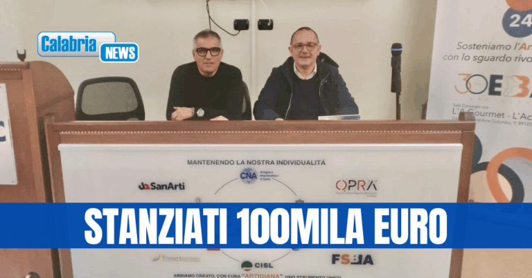 Ebac Calabria; bonus Natalizio ai lavoratori delle imprese artigiane calabresi