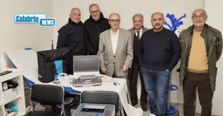 Ecografo multifunzione per visite a domicilio in dotazione al Lions Club Maida Feudo