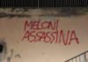 ‘Meloni assassina’, scritta choc in centro a Castiglioncello