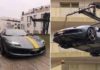 Non c’è parcheggio? La Ferrari può stare in balcone