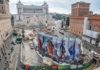 Roma, al cantiere di piazza Venezia la terza opera di ‘Murales’