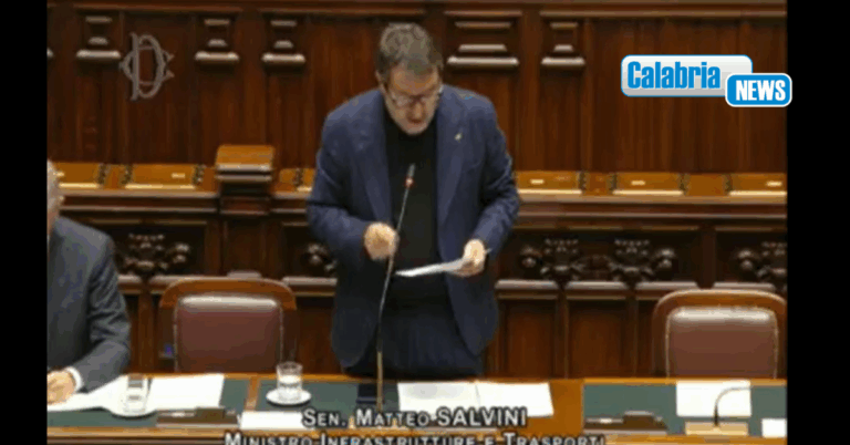 VIDEO-Salvini al question time alla Camera: ‘il ponte sullo stretto si farà, lo chiede la Ue”’