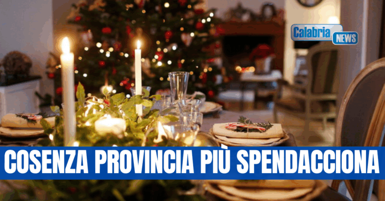 Confartigianato: per Natale i calabresi spenderanno 783 milioni, il 72% per alimenti e bevande