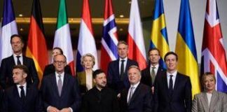 Ucraina, Meloni a Berlino con i leader europei: “Una forza multinazionale per Kiev”