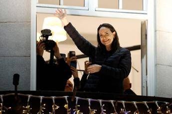 Venezuela, premio Nobel Machado appare in pubblico dopo mesi di clandestinità