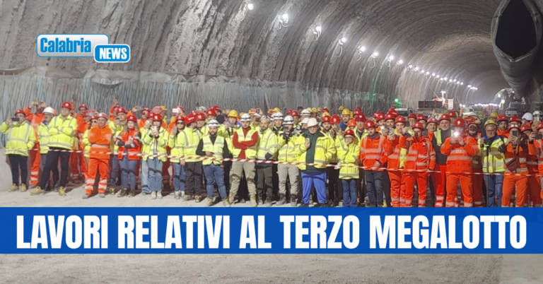 VIDEO-Abbattuto il secondo diaframma della galleria “Trebisacce” sulla SS 106