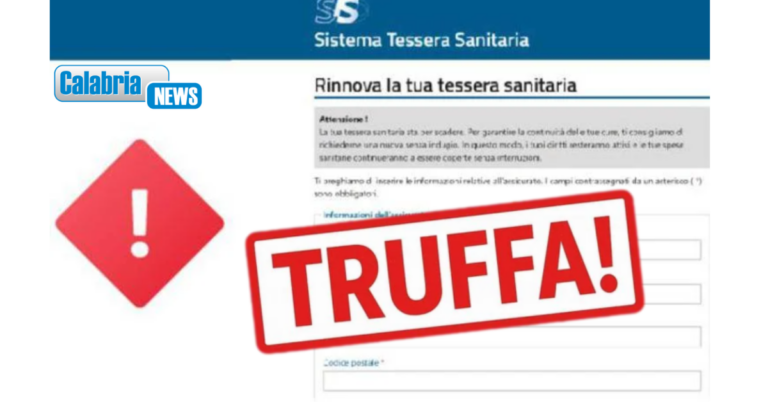 Tessera sanitaria, occhio alla truffa: false email sul rinnovo, l’allarme del ministero